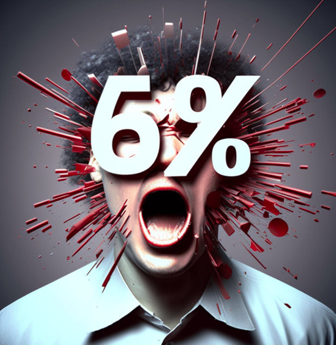 6 per cent head exploding