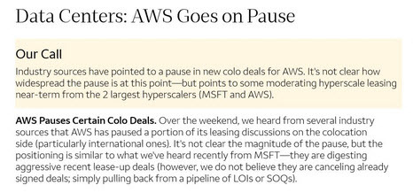 AWS on pause