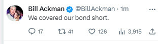 Ackman tweet