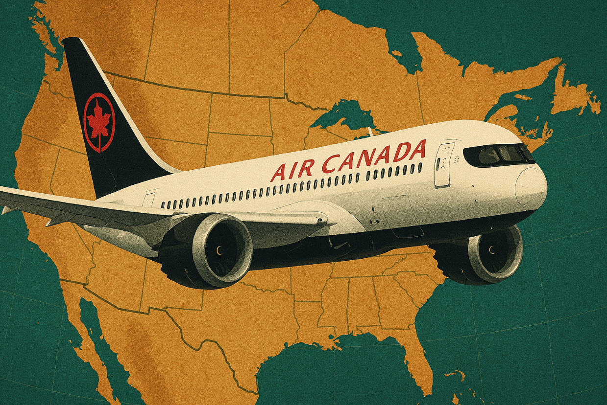 Air Canada USA flight drop