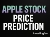 Apple stock price prediction at investingLive.com