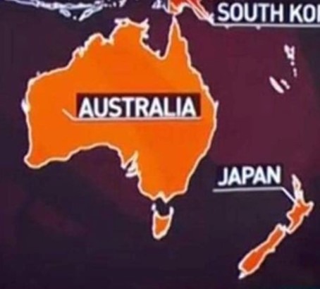 Australia Japan wrong