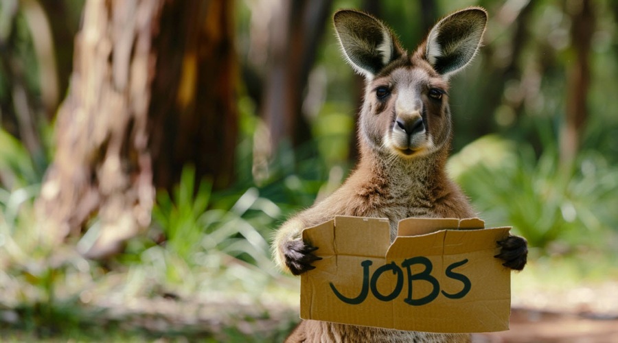 Australia jobs kangaroo