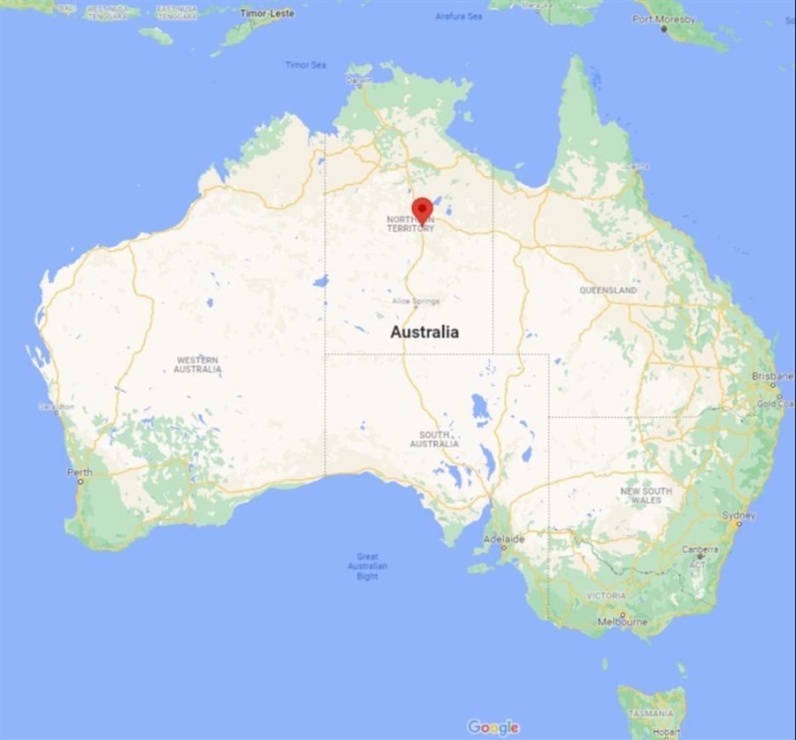 Australia map tennant creek