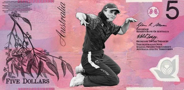 Australia new 5 dollar bill Raygun