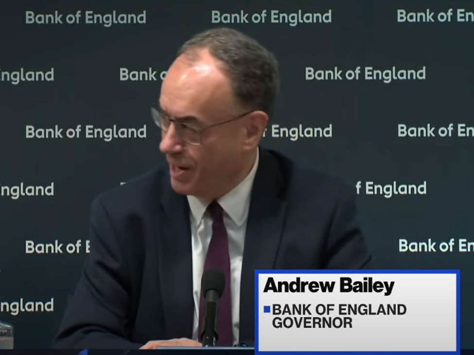 BOE governor Bailey: Pay growth has come in lower than what we thought it would be