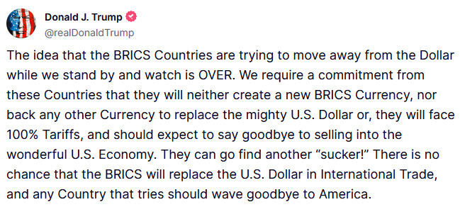 BRICS tweet