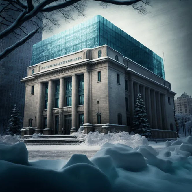 Bank of Canada building frozen AI