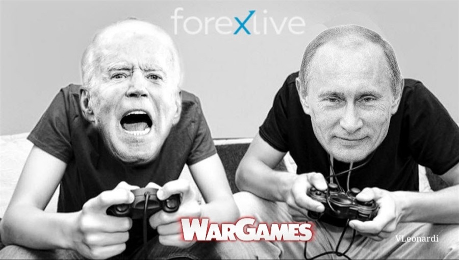 Biden Putin war games video games meme