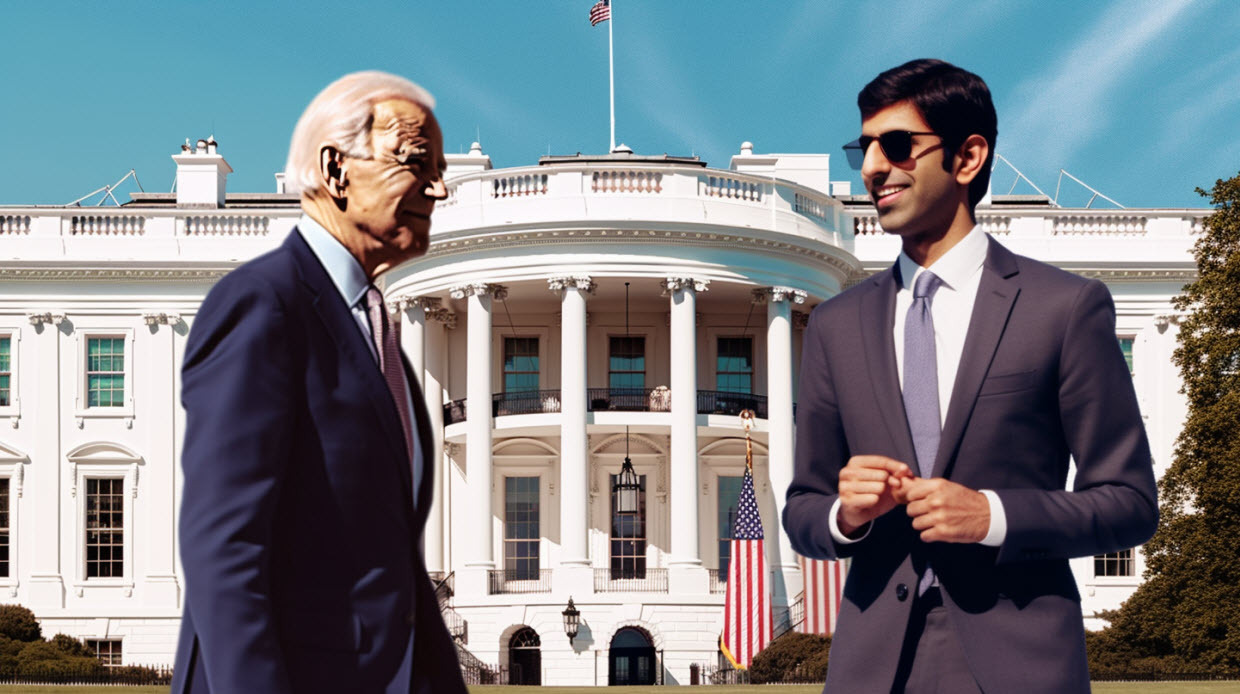 Biden Sunak white house AI