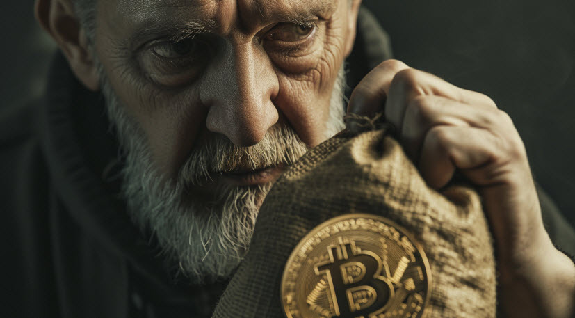 Bitcoin holding the bag