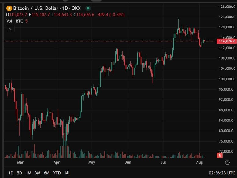 Bitcoin strategy update 05 August 2025 2