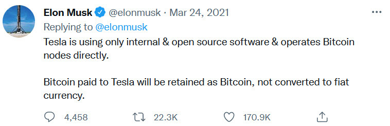 Bitcoin wont be converted to fiat