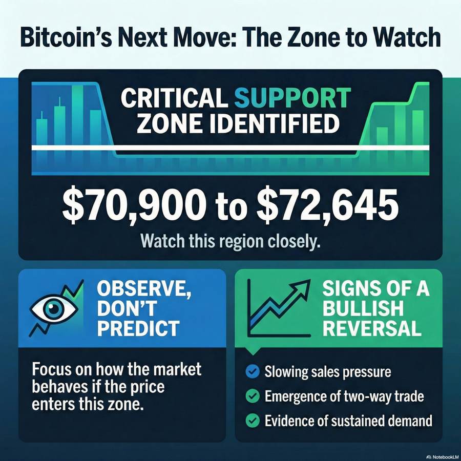 Bitcoin Futures Price Zone on Watch $70,900 - $72,645