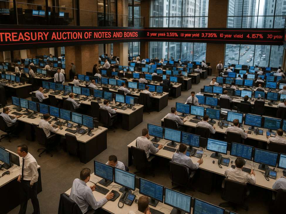 U.S. Treasury auctions off  billion of 10 year notes at a high yield of 4.117% | investingLive