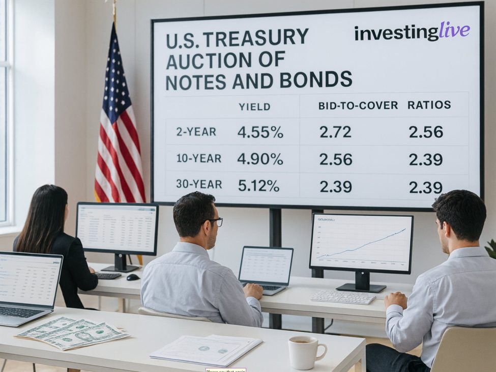 US treasury to auction off  billion of 30 year bonds at the top of the hour | investingLive