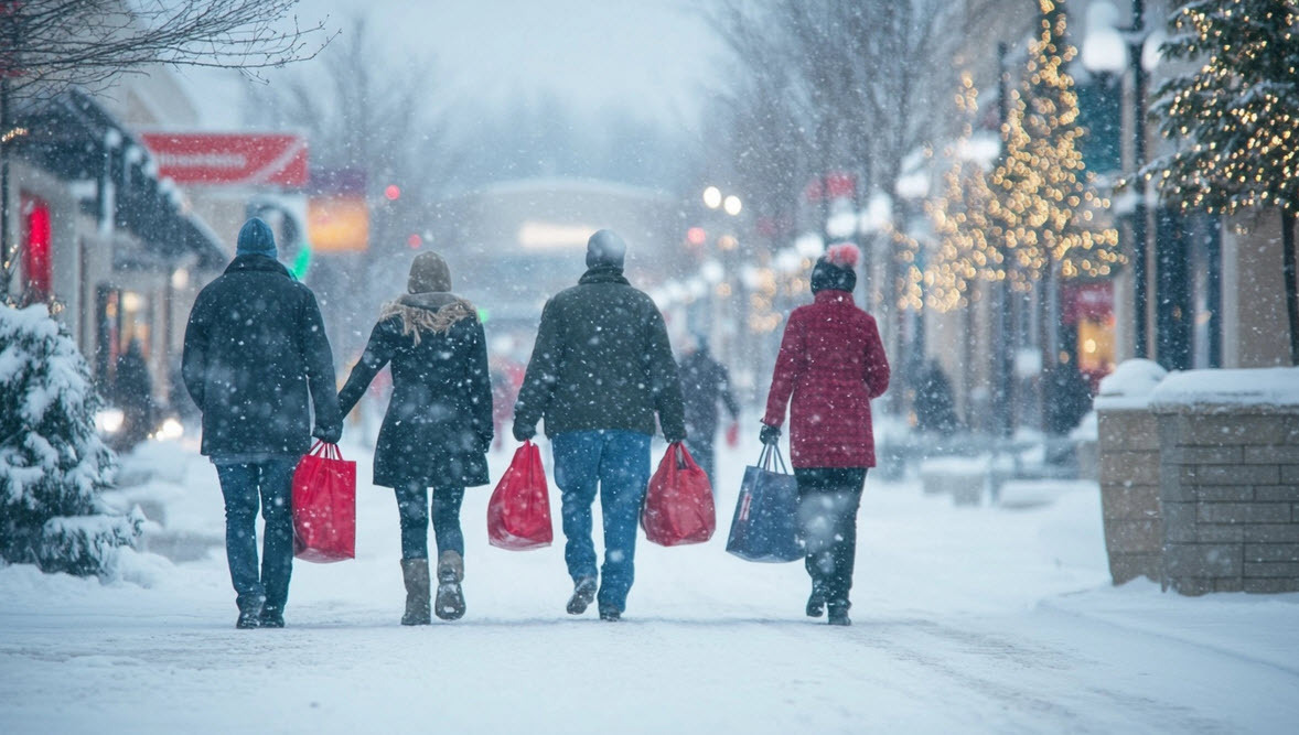 Canada winter shopping retail sales