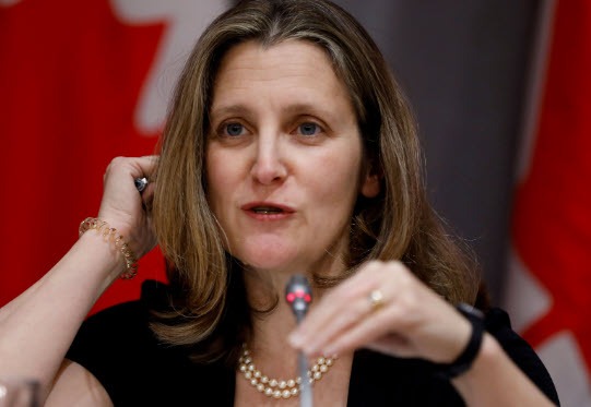 Canada Finance Minister Freeland