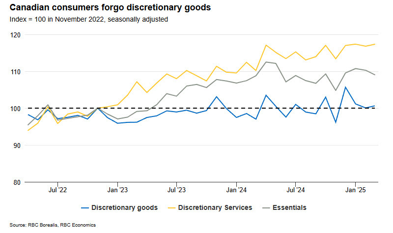 Canadian goods vs services