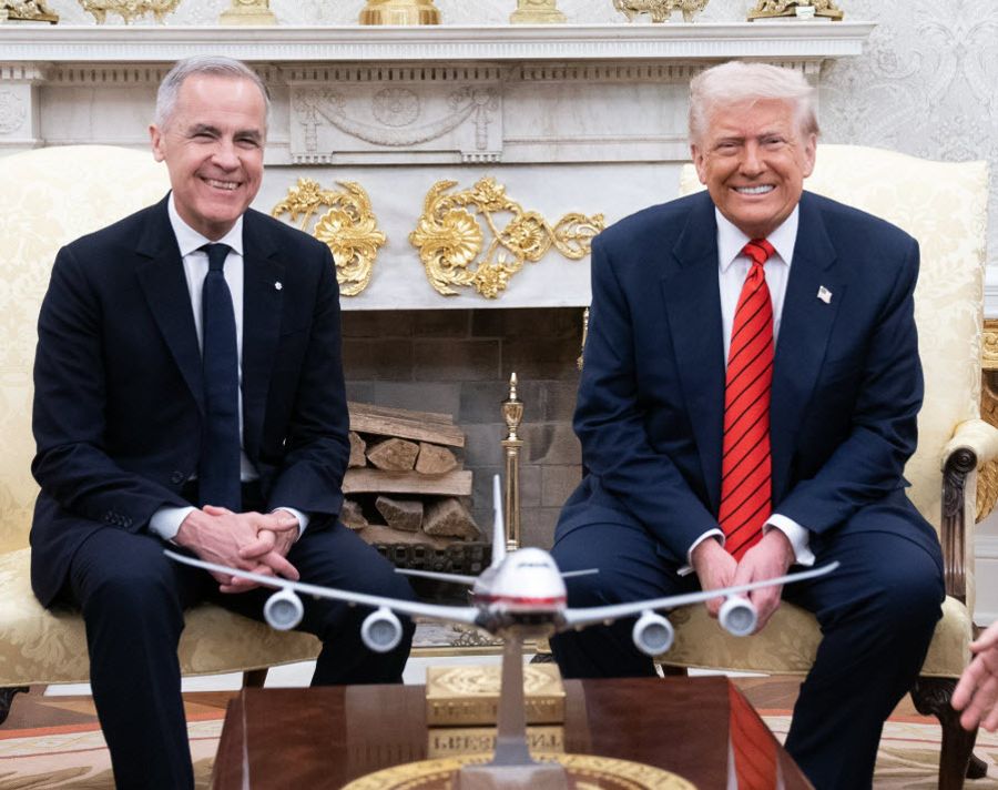 Carney Trump oval office