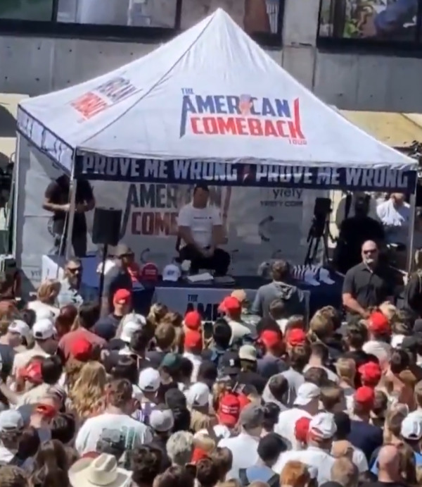 Charlie Kirk shooting still