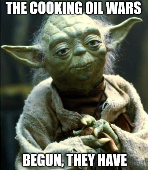 Cooking oil wars Yoda meme