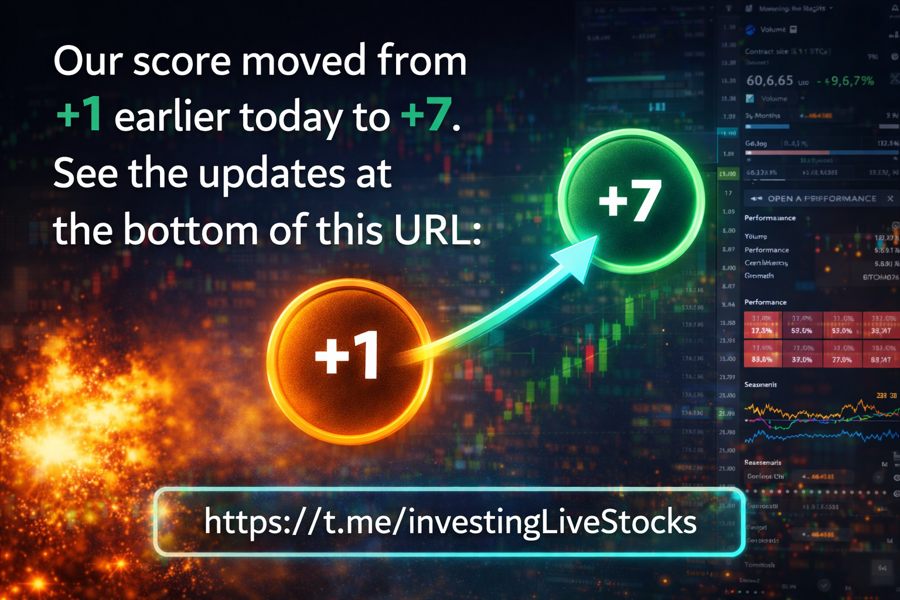 Crypto live update, today's investingLive score boost so far