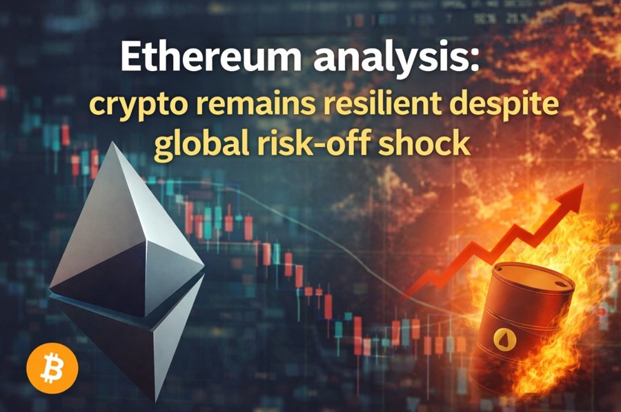 Crypto reselient despite oil market burning