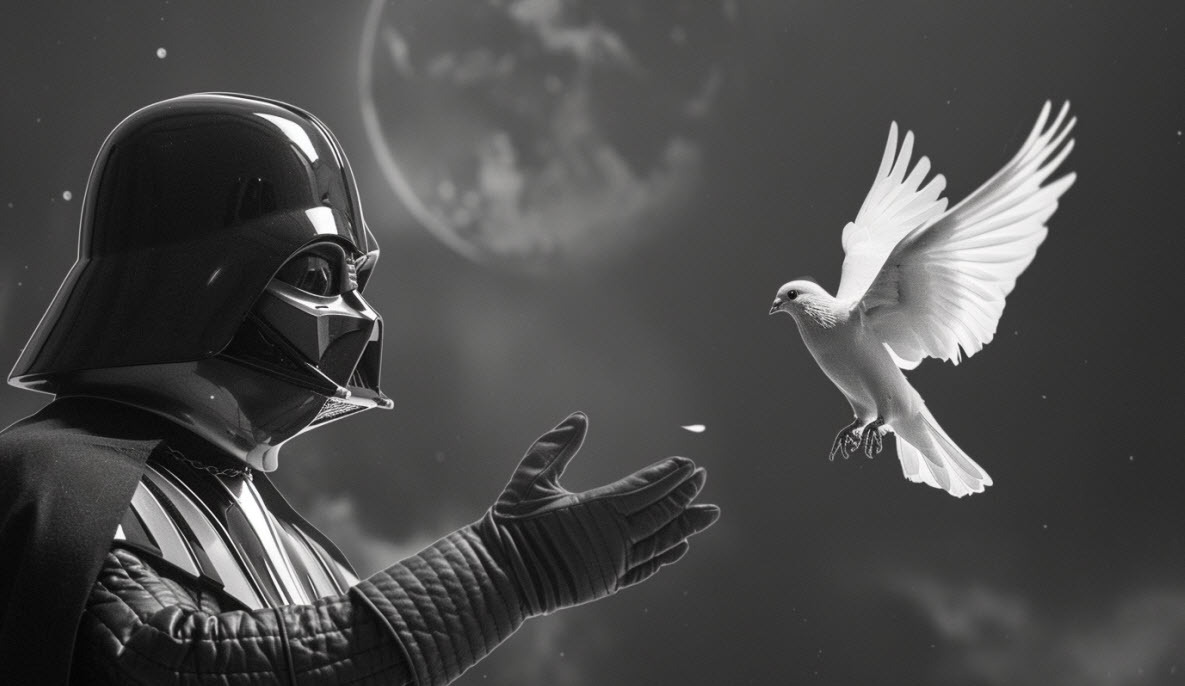Darth vader dove