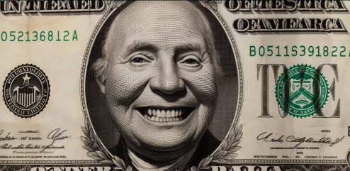 Dollar smile