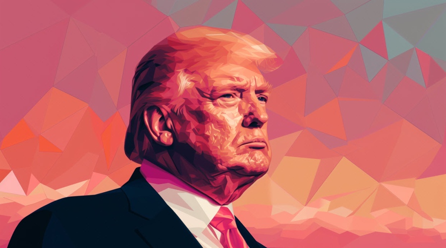 Donald Trump portrait