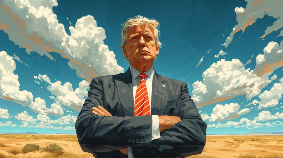 Donald Trump sky