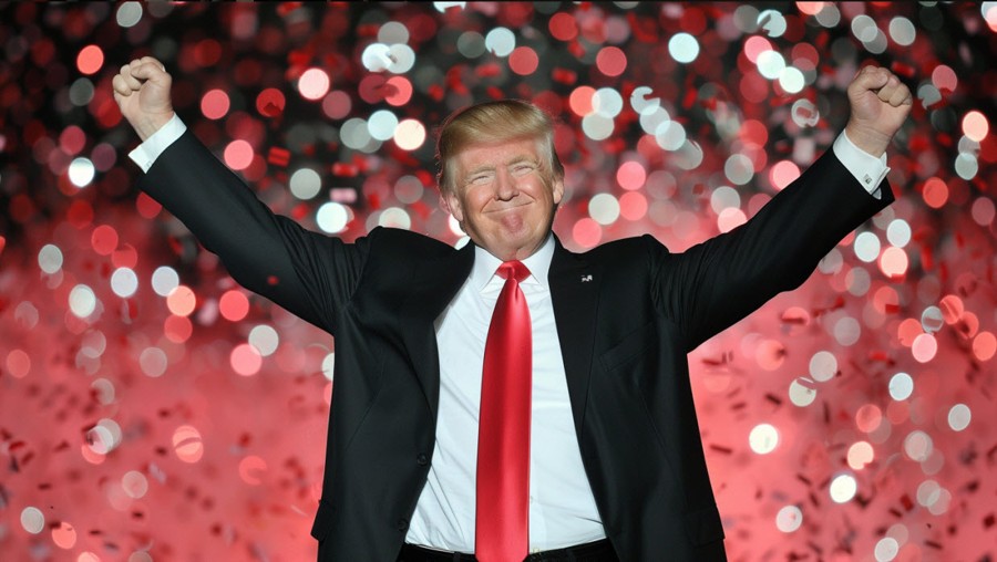 Donald Trump victory AI image