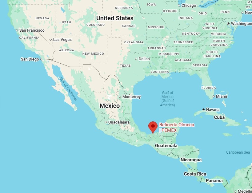 Dos Bocas refinery in Tabasco, Mexico 10 April 2026