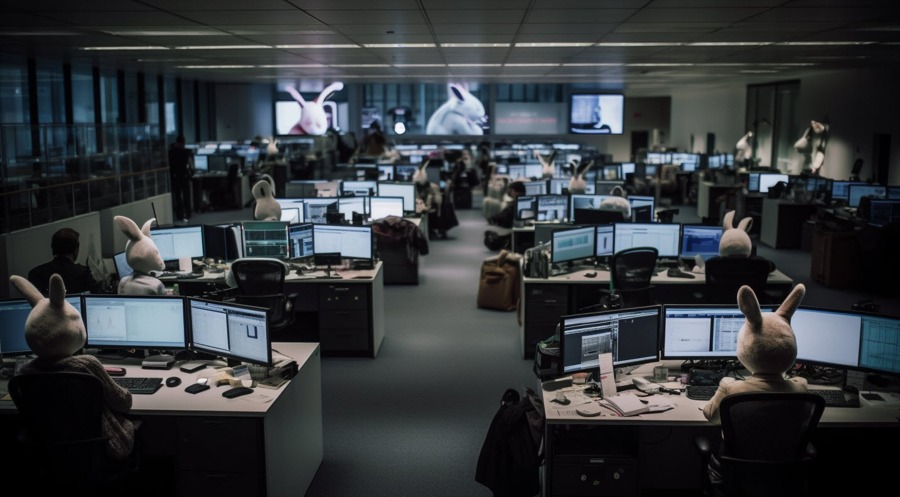 Easter trading floor
