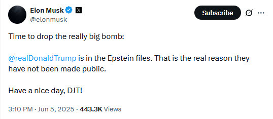 Elon Epstein files