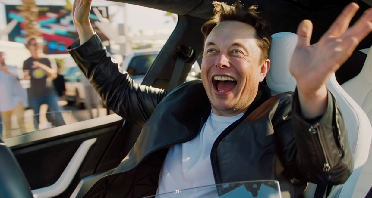 Elon Musk AI image