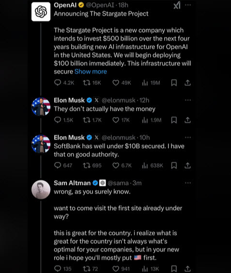 Elon Sam fight