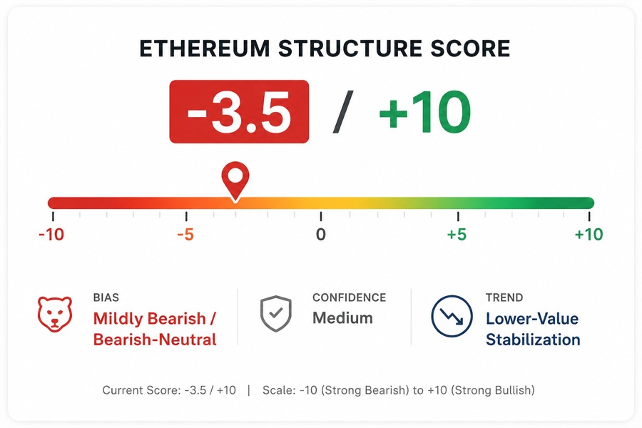 Ethereum's score today at investingLive.com