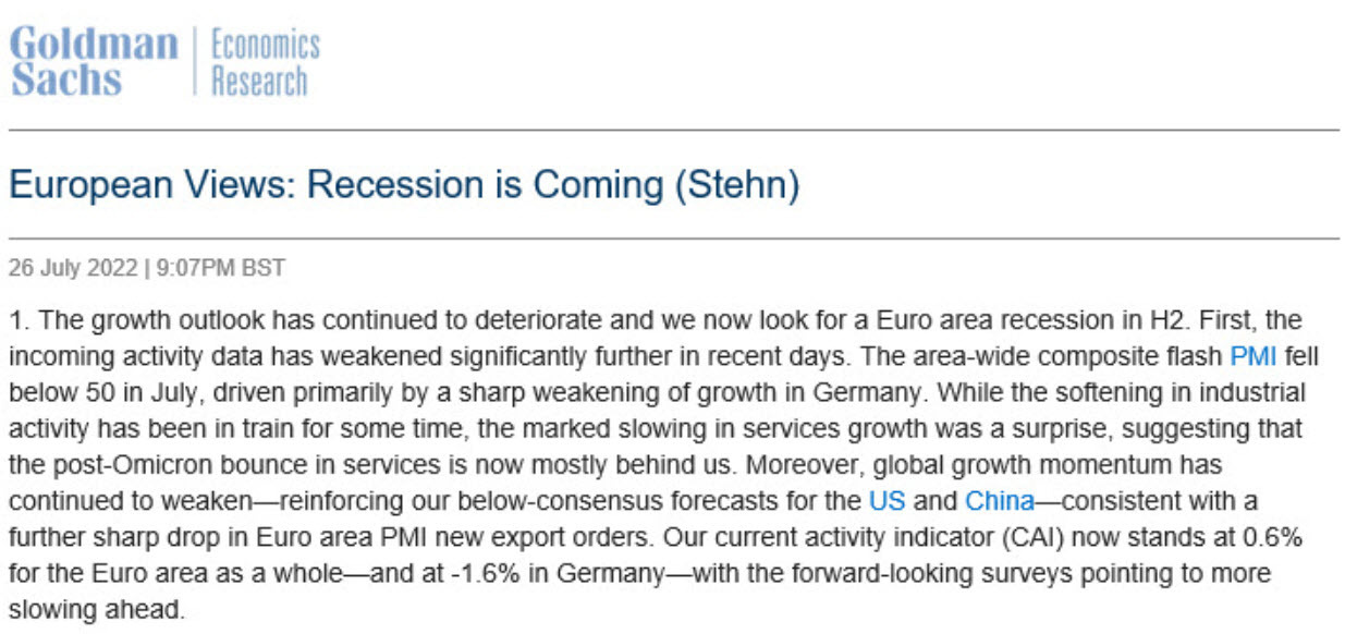 European recession