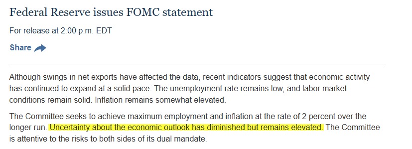 FOMC statement