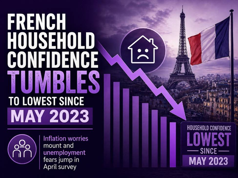 France April consumer confidence 84 vs 88 expected | investingLive