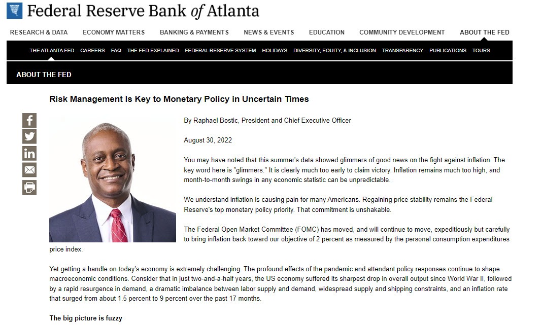 Fed Bostic