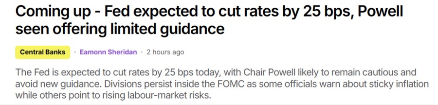 Fed expected to cut rates by 25bps, and some more, explained