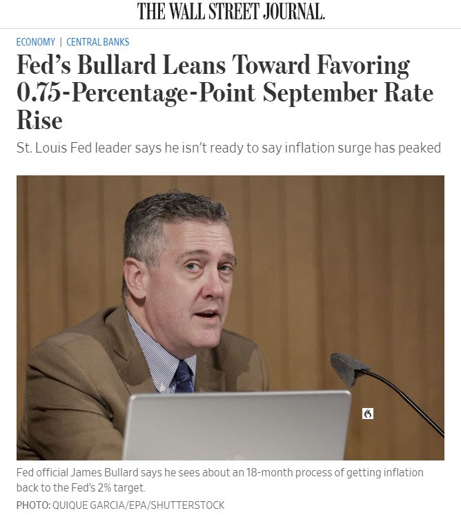 Fed's Bullard
