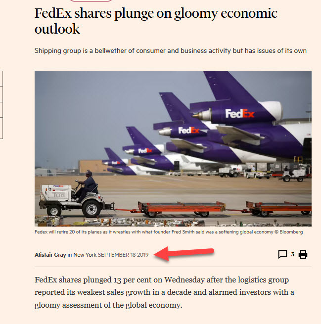 Fedex warning