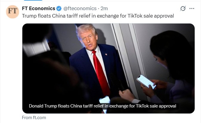 Financial Times trump tiktok 04 April 2025 22