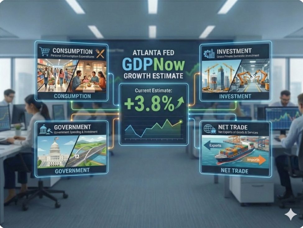 Atlanta Fed GDPNow growth estimate for Q3 dips to 3.8% from 3.9% previously | investingLive