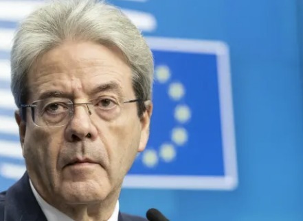 The European Union's economy commissioner Paolo Gentiloni spoke in a Bloomberg interview, sticking t