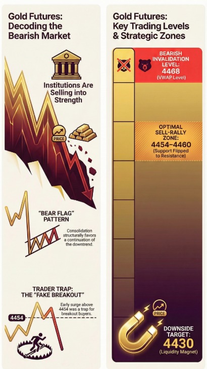 Gold price action and plan, in a nutshell